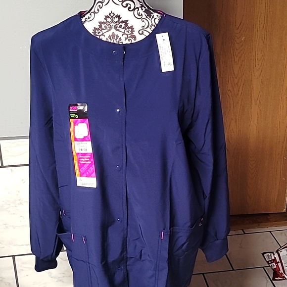 Scrubstar scrub jacket navy indigo - Picture 2 of 4